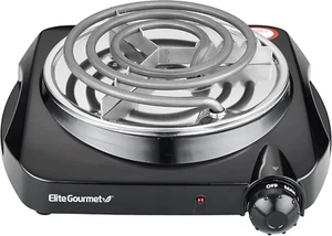ESB301C Bruciatore a spirale singolo da banco, piastra elettrica 1100 Watt, temperatura - Foto 1 di 12