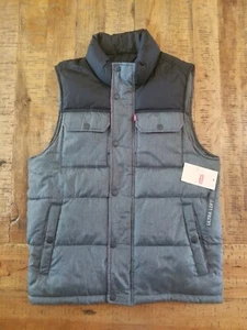 Levis Ultra Loft Insulated Puffer Vest Mens Size Small - Picture 1 of 7