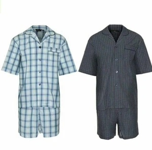 Pigiama corto da uomo Champion PJ'S policotone a scacchi scuri/leggeri M-4XL - Foto 1 di 10