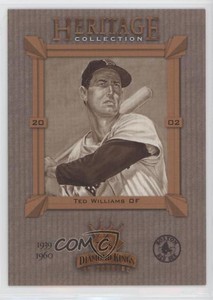 2002 Donruss Diamond Kings Heritage Collection Ted Williams #HC-4 HOF