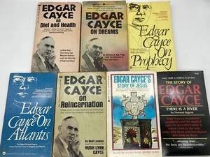 Edgar Cayse Lot of 7 Paperback Books Dreams Atlantis Jesus Prophecy - Picture 1 of 2