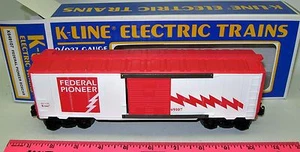 New K-Line K649107 Federal Pioneer Boxcar - Picture 1 of 1
