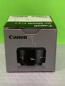 MINT Canon EF 50mm f/1.8 II Lens Brand New - Picture 1 of 8
