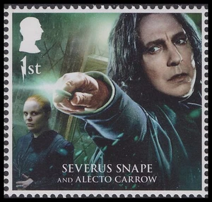 GB 5091 Harry Potter Severus Snape & Alecto Carrow 1st single MNH 2023 - Picture 1 of 1