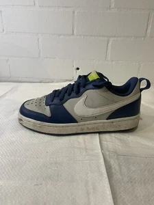 Nike Court Borough 2 Gris Bajo Niebla Mystic Azul Marino - BQ5448-016 UK4 - Imagen 1 de 11