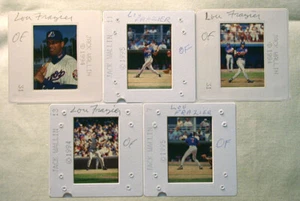 MLB Montreal Expos Lou Frazier 1995 5 fotos diapositivas negativas por J. Wallin - Imagen 1 de 1