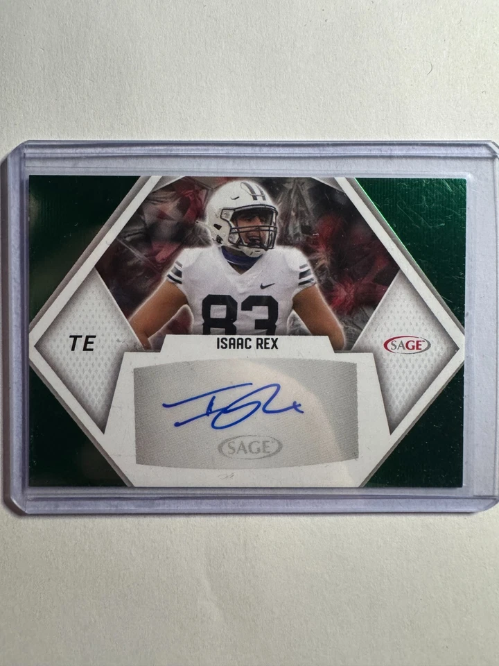K266,374 -  2023 SAGE HIT Autographs Green #AIR Isaac Rex Auto - Image 1 of 1