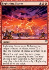4x Lightning Storm NM-Mint, English ColdSnap MTG Magic