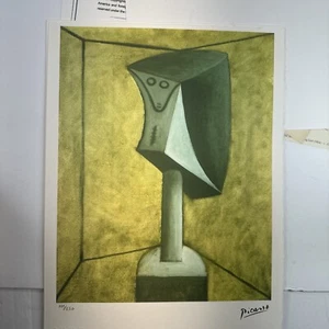 Pablo Picasso Lithograph 101/250 Embossed Paper. S.P.A.D.E.M Paris. watermark. - Picture 1 of 6