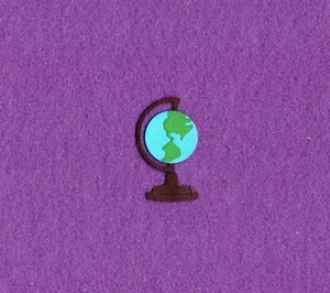 Tarjetas de álbum de recortes GLOBE qk earth world die cortes - Imagen 1 de 1