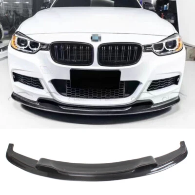 Спойлер закраина переднего бампера из углеродного волокна для 2012–2018 BMW F30 M Sport VRS - Изображение 1 из 4