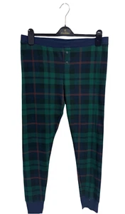 Old navy Men's pajamas skinny pant green plaid pull on size L - Picture 1 of 9
