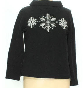 Basic Edition Snowflake Sweater Black XL - Bild 1 von 2