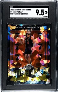 2021-22 Contenders Optic Evan Mobley Lottery Tickets Red Cracked Ice #3 SGC 9.5 - Picture 1 of 2
