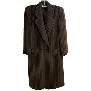 Vintage Womens Perry Ellis Wool Double Breasted Wool Coat - Size 4 (fits 6/8) - Picture 1 of 7