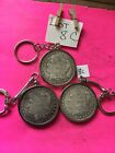 Set 3 Lot Coin Keychains 1883-1801-1896 Copies Junk Drawer Combine Shipping Bulk