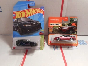 2022 Hot Wheels SUBARU WRX STI #67 schwarz blau HW & Matchbox Subaru SVX 88 rot - Bild 1 von 4