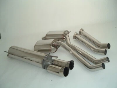 Friedrich Motorsport Edelstahl-Sportauspuffanlage Gr.A für Opel Omega A, 2.6l 11 - Imagen 1 de 4