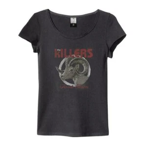 Amplified The Killers Sam's Town Ladies Charcoal T Shirt The Killers Ladies Tee - Picture 1 of 1
