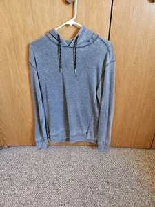 Edgar + Ash Hoodie Mens Size Small Distressed Gray Pullover - Picture 1 of 6
