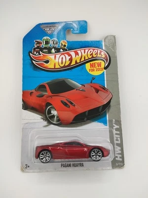 2013 Hot Wheels PAGANI HUAYRA красный 8/250 отличная карта Street Power - Изображение 1 из 4