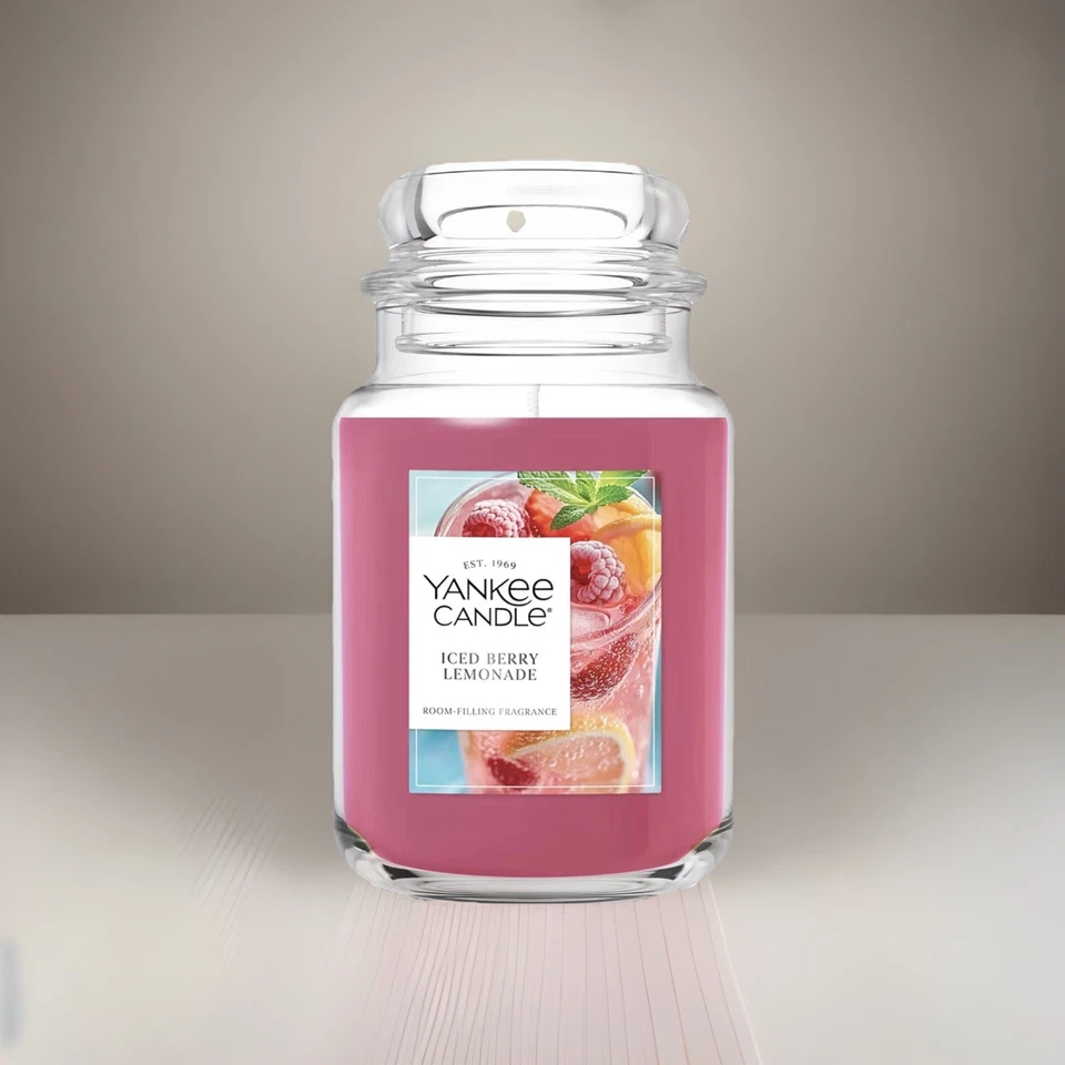 Yankee Candle Large Jar Candle- Iced Berry Lemonade (22 oz) - Image 1 of 1