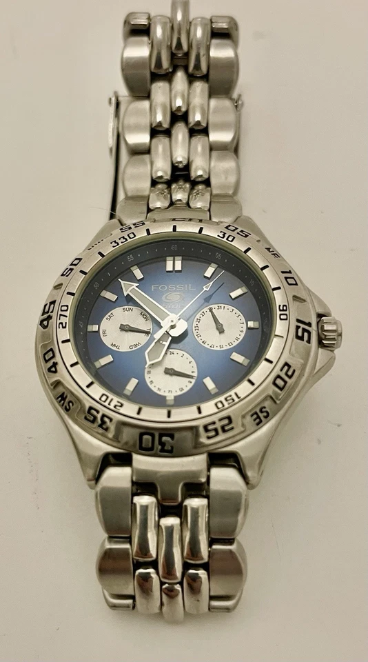 Reloj hombre Fossil Blue BQ-8795 solo para piezas Foto 1 de 1