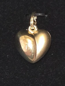 14k Gold Puffy Herz Charm Anhänger Michael Anthony Neu - Bild 1 von 5
