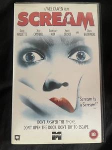 Scream Ex Rental VHS Big Box Video Tape Horror - Picture 1 of 4