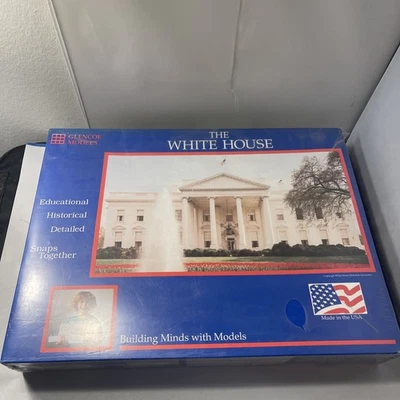 The White House Model Kit Vintage Glencoe 1995 New Sealed Made in the USA - Image 1 of 4