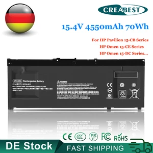 15,4V 70Wh TPN-C133 C134 HSTNN-DB7W Akku Für HP Omen 15 2018 15-DC0000 15-CE000 - Afbeelding 1 van 12