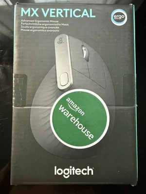 Logitech MX Vertical Kabellose Ergonomisch Maus NEU in OVP Grafit - Bild 1 von 4