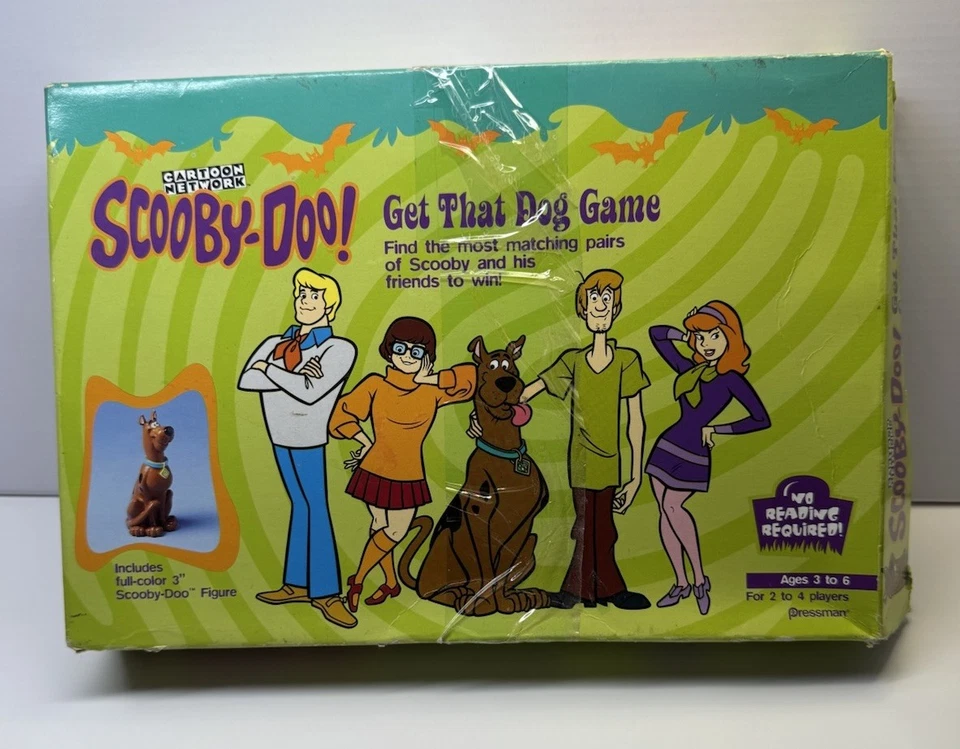 Scooby-Doo! Get That Dog Game 1999 Pressman Complete Just Missing Instructions - Image 1 of 4