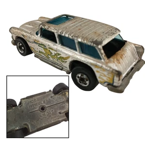 Hot Wheels Alive ’55 Wagon 1999 Die-Cast Car Hong Kong Vintage Blue Windows - Bild 1 von 7
