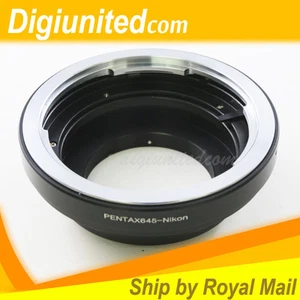 Pentax 645 PK645 lens to Nikon F mount adapter D750 D7100 D610 D600 D800 D7000  - Picture 1 of 1