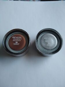 Lot Of 2 - Revlon ColorStay Creme Eye Shadow #720 Chocolate+ 760- Earl Grey