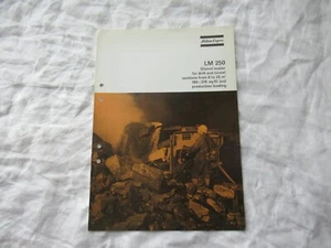 Atlas Copco LM 250 shovel loader equipment brochure - Picture 1 of 8