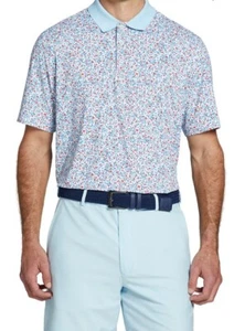 NEW Walter Hagen Perfect 11 Mens Liberty White Floral Golf Shirt Size XL F367 - Picture 1 of 3