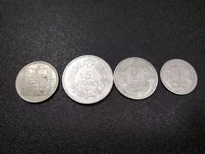 Lote de monedas francos Francia (2) - Imagen 1 de 2