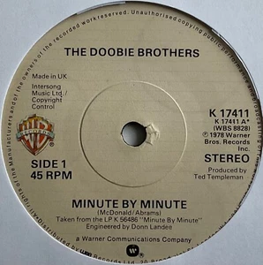 The Doobie Brothers - Minute By Minute - 7” Vinyl Single - Picture 1 of 3