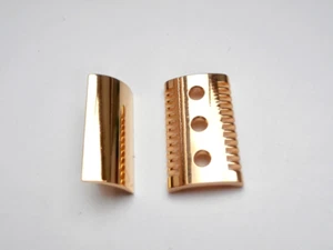 FATTIP TESTINA oro per rasoio bagnato berretto new type incluso pettine per rasoio! - Foto 1 di 6