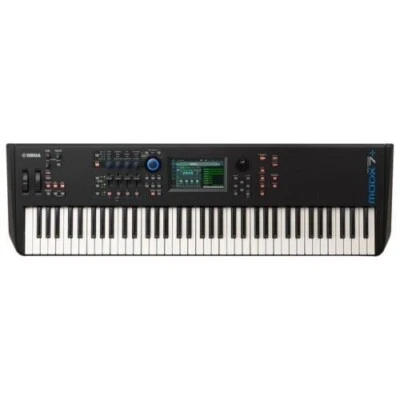 Yamaha MODX7 76 Semi Weighted Key Synthesizer 76-key Semi-weighted Keyboard AWM2 - Image 1 of 4