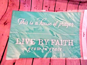 CHALK COUTURE Live by Faith Transfer Size C This is a house of prayer - Picture 1 of 2