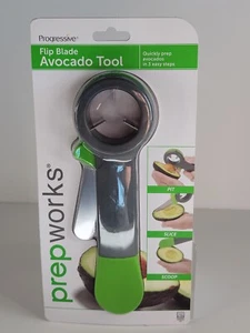 NEW Progressive Prep Works Avocado Tool Flip Blade 3 in 1 Pit Slice Scoop - Picture 1 of 3
