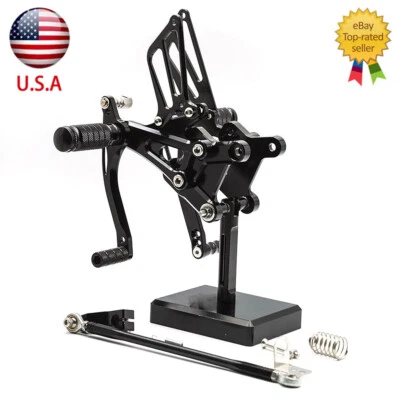 Para Honda CBR600 F4I 2001-2007 CNC reposapiés estriberas pedales 2004 2003 Foto 1 de 4