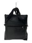 COACH Foldover 2WAY Tote Bag Leather BLK 72013