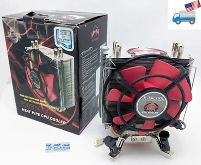 Evercool Buffalo Copper Base Dual Heatpipe Intel P4 LGA 775 CPU Cooler - Image 1 of 4