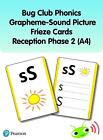 Bug Club Phonics Grapheme-Sound Picture Frieze Cards Reception Phase 2 (A4) By R
