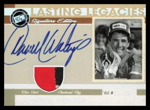 2011 Press Pass Legends Lasting Legacies Memorabilia Gold Darrell Waltrip Auto - Picture 1 of 2