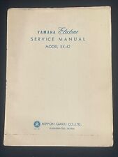 RARE ORIGINAL Yamaha Electone Organ EX-42 Service Manual